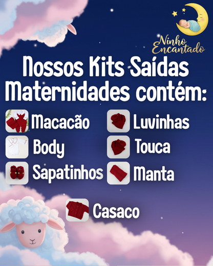 Kit Saída Maternidade Personalizável Completa Danilo | Personalize Com o Nome do Seu Príncipe