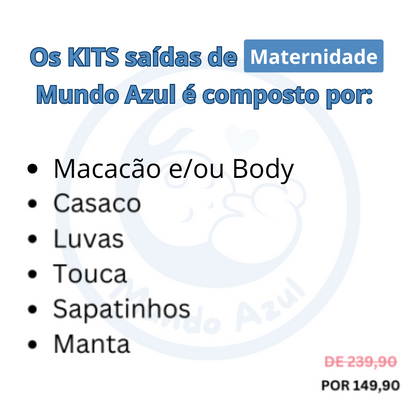Kit Saída Maternidade Alice - Personalizado com Nome da Bebê